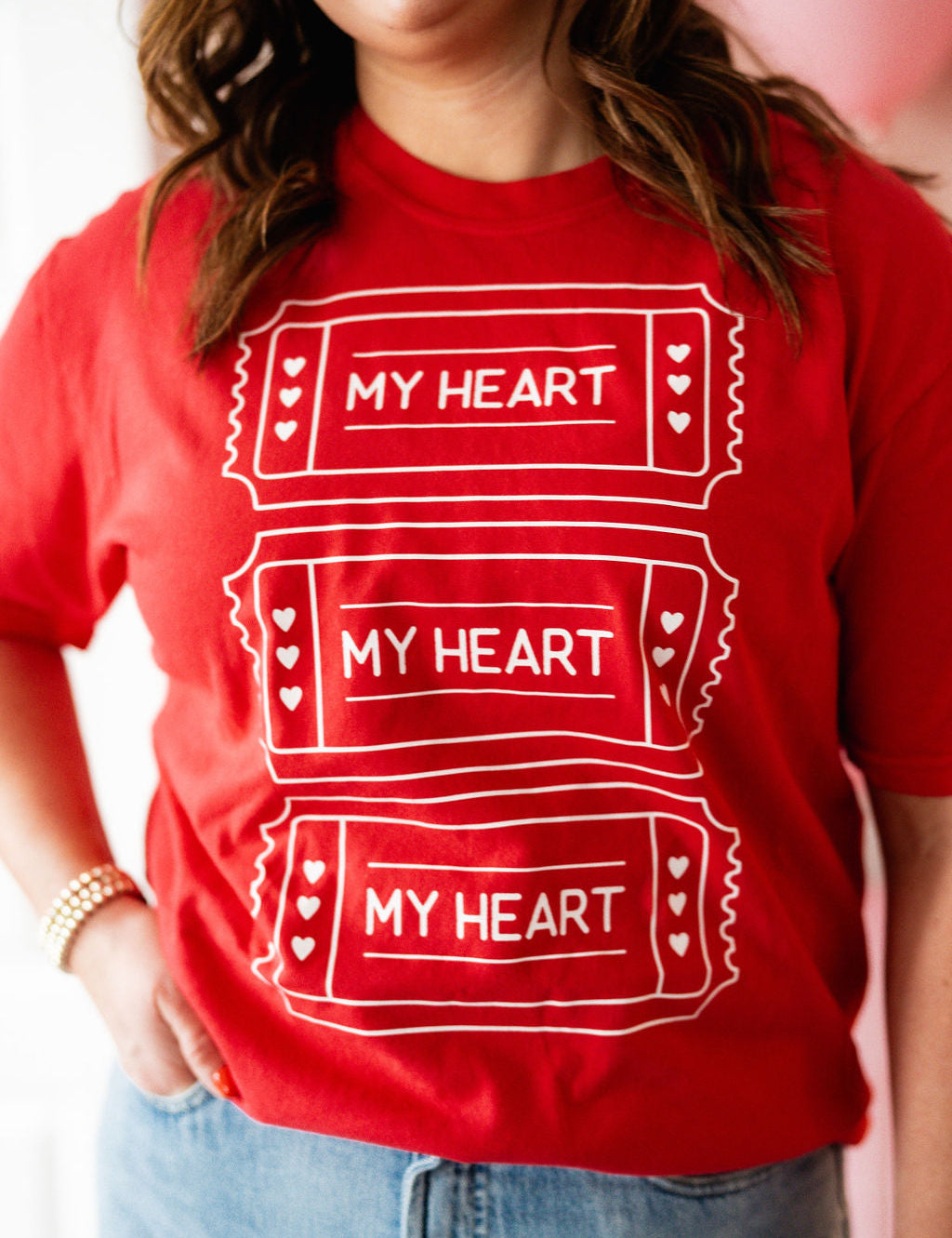 Ticket To My Heart - Comfort Colors Tee Little Mama Shirt Shop