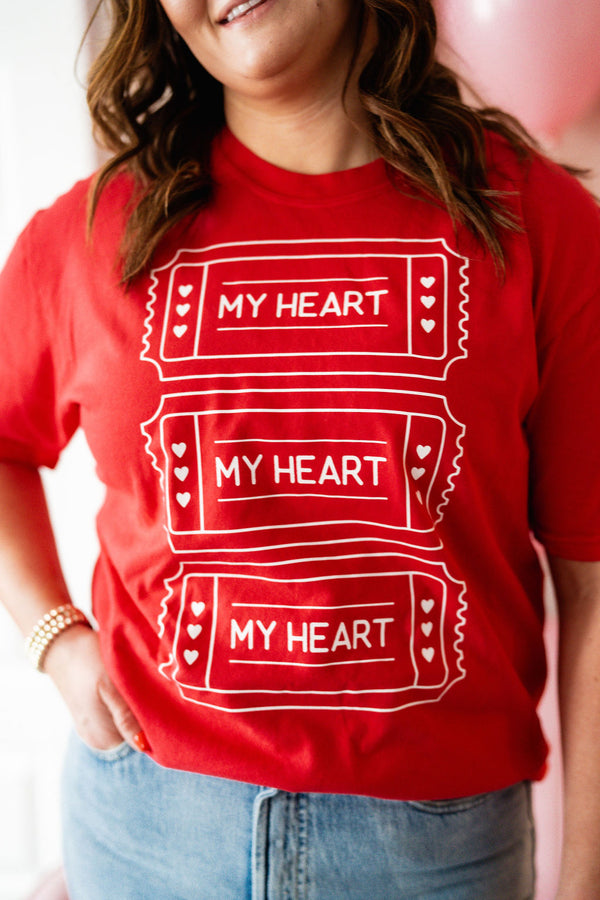 Ticket To My Heart - Comfort Colors Tee