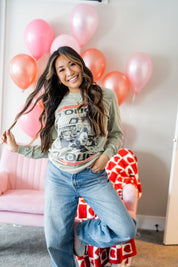 Tough Love Bronco - LONG SLEEVE Comfort Colors Tee Little Mama Shirt Shop