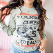 Tough Love Bronco - LONG SLEEVE Comfort Colors Tee Little Mama Shirt Shop