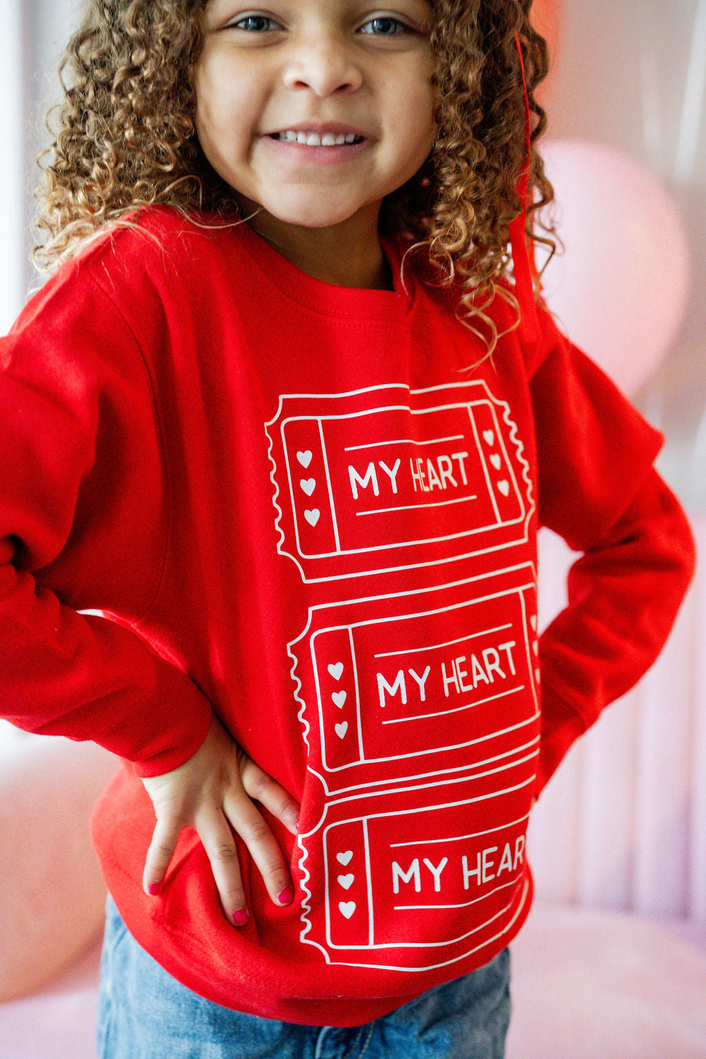 Ticket To My Heart - Child Sweater Little Mama Shirt Shop