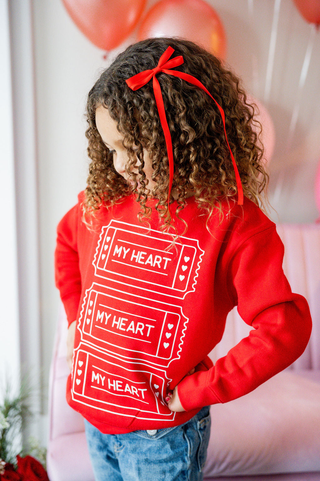 Ticket To My Heart - Child Sweater Little Mama Shirt Shop