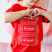 Ticket To My Heart - Child Tee Little Mama Shirt Shop