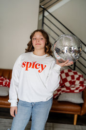 Spicy - LONG SLEEVE Comfort Colors Tee Little Mama Shirt Shop