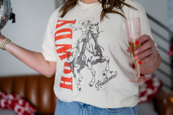 Howdy Handsome - Comfort Colors Tee