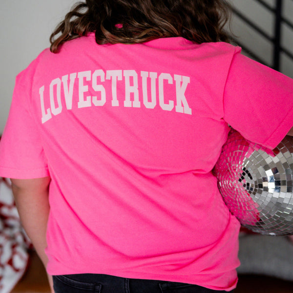 Embroidered/Printed (pf&b) - Lovestruck Cupid - Comfort Colors Tee