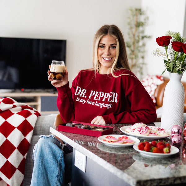 Dr. Pepper Is My Love Language (sd) - BASIC Fleece