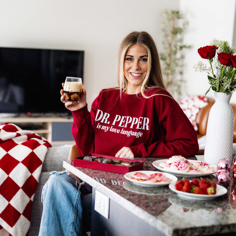 Dr. Pepper Is My Love Language (sd) - BASIC Fleece