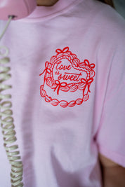 Love Is Sweet (pocket) - Comfort Colors Tee Little Mama Shirt Shop