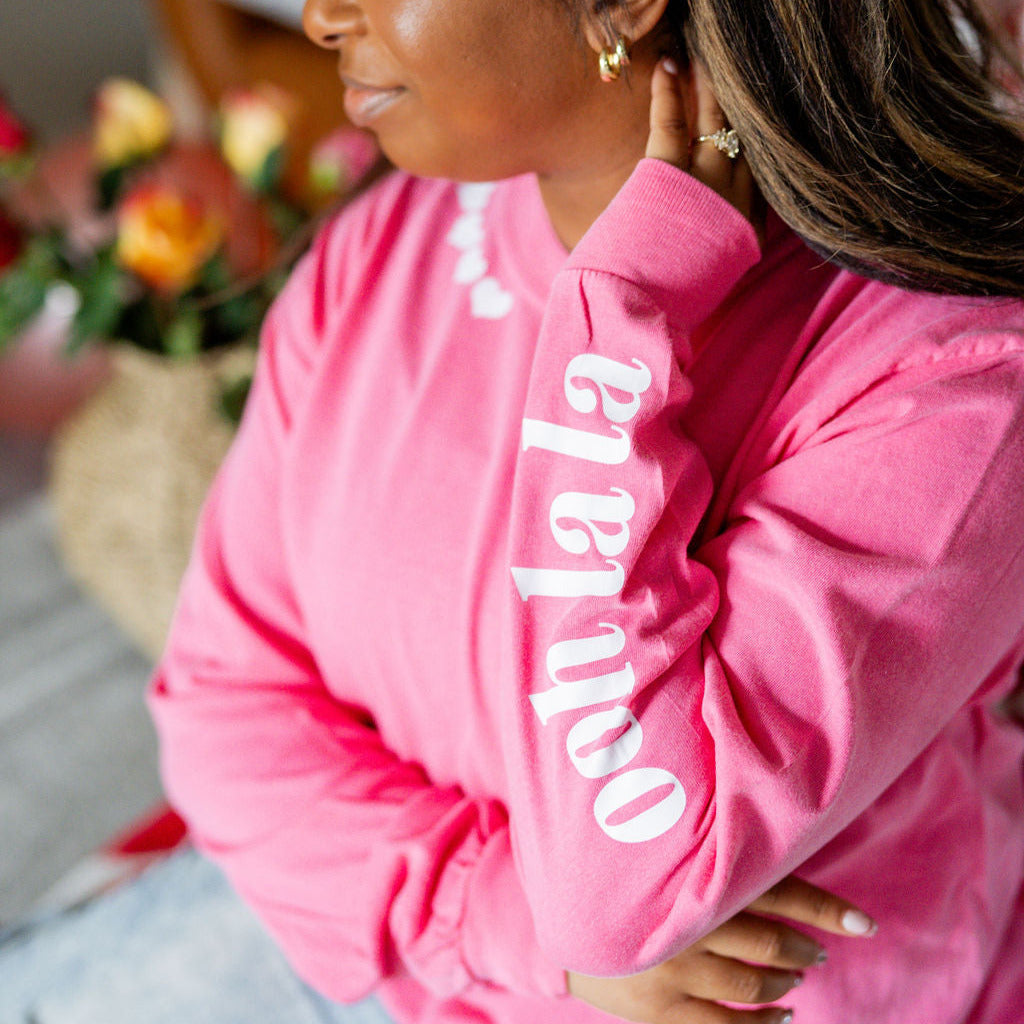 Ooh La La (n&sd) - LONG SLEEVE Comfort Colors Tee Little Mama Shirt Shop