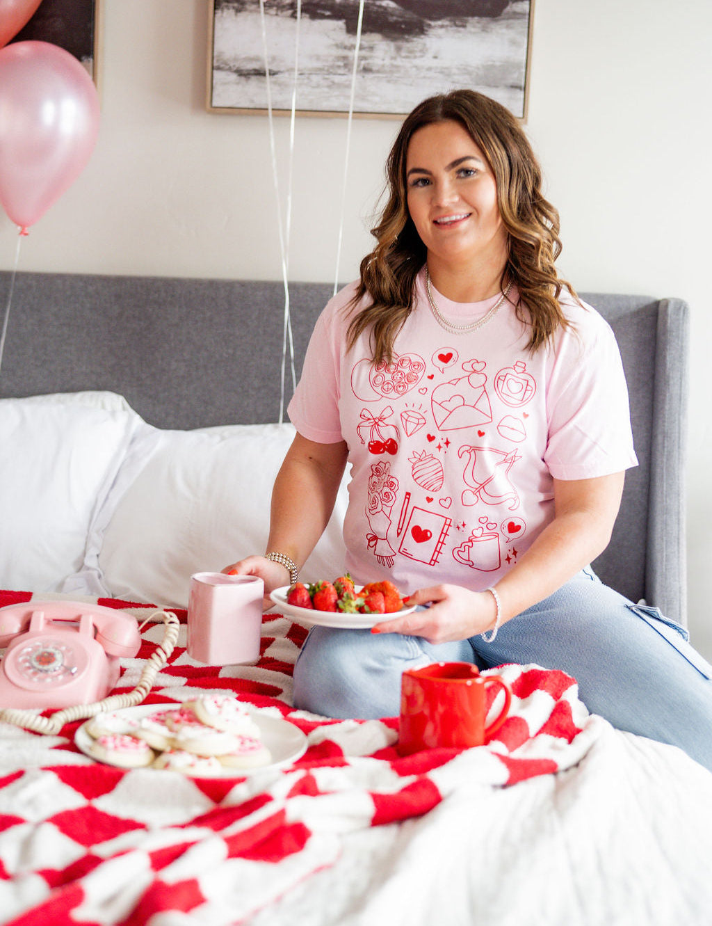 Romantic Collage - Comfort Colors Tee Little Mama Shirt Shop