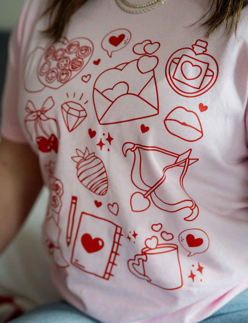 Romantic Collage - Comfort Colors Tee Little Mama Shirt Shop