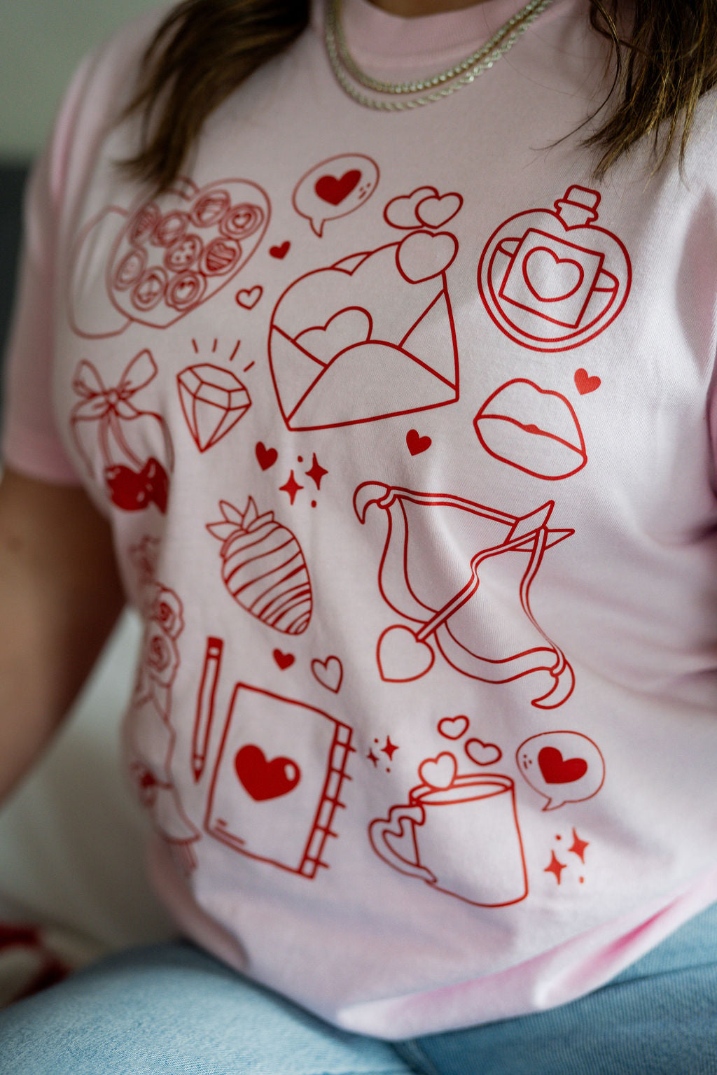 Romantic Collage - Comfort Colors Tee Little Mama Shirt Shop