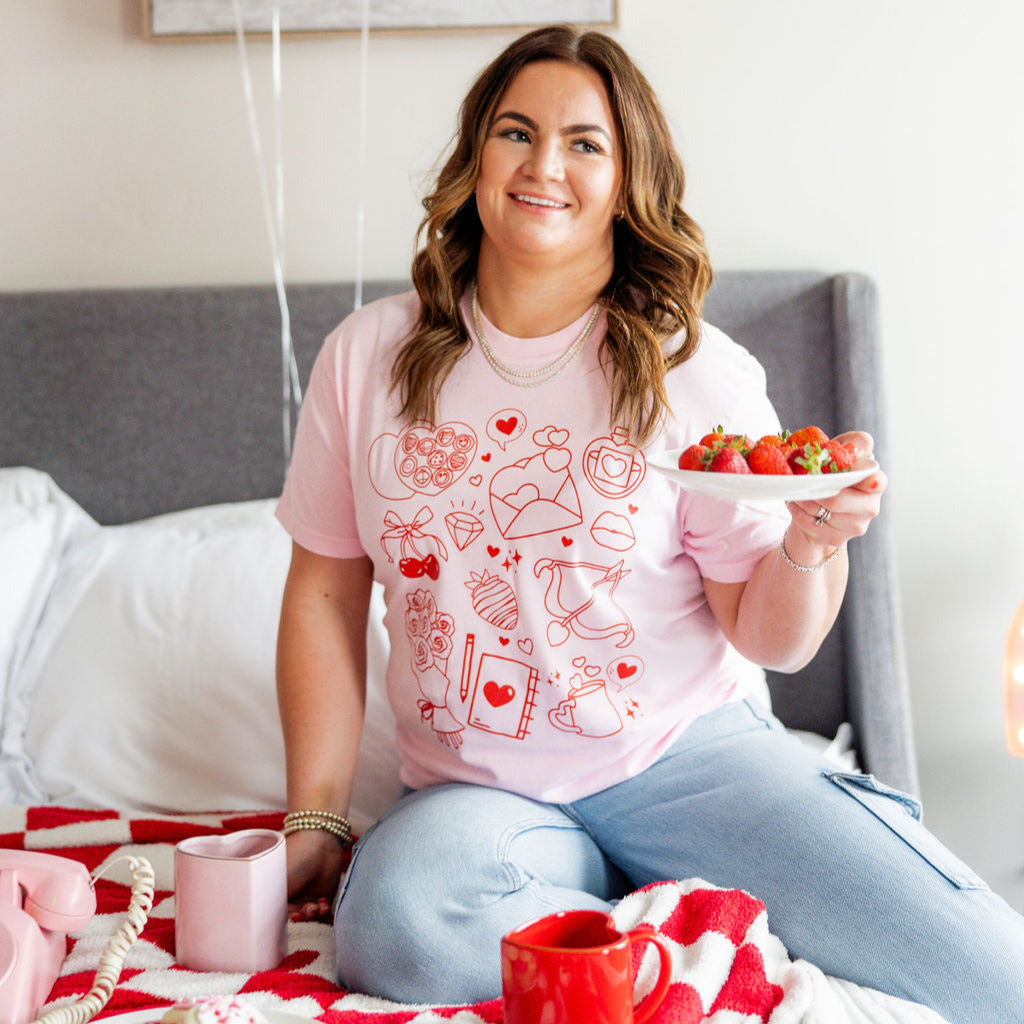 Romantic Collage - Comfort Colors Tee Little Mama Shirt Shop