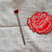 LMSS® METAL HEART BOOKMARK Little Mama Shirt Shop LLC