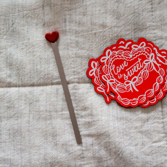 LMSS® METAL HEART BOOKMARK Little Mama Shirt Shop LLC