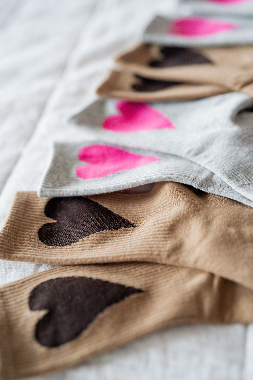 2025 LMSS® LOVE NOTES - Adult Size HEART CREW SOCKS Little Mama Shirt Shop LLC