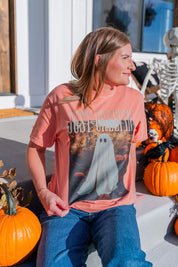 Just Creepin' Halloween Comfort Colors Tee | Women's Spooky Halloween Shirt Little Mama Shirt Shop LLC