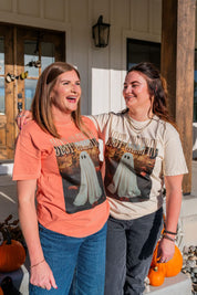 Just Creepin' Halloween Comfort Colors Tee | Women's Spooky Halloween Shirt Little Mama Shirt Shop LLC