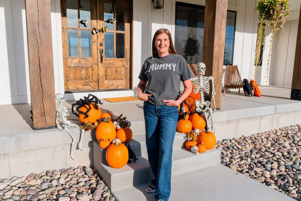 'Mummy' Halloween Comfort Colors Tee | Women's Halloween T-Shirt Little Mama Shirt Shop LLC