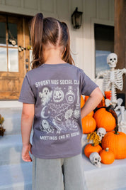 Spooky Kids Social Club Child Tee | Kids Halloween T-Shirt Little Mama Shirt Shop LLC