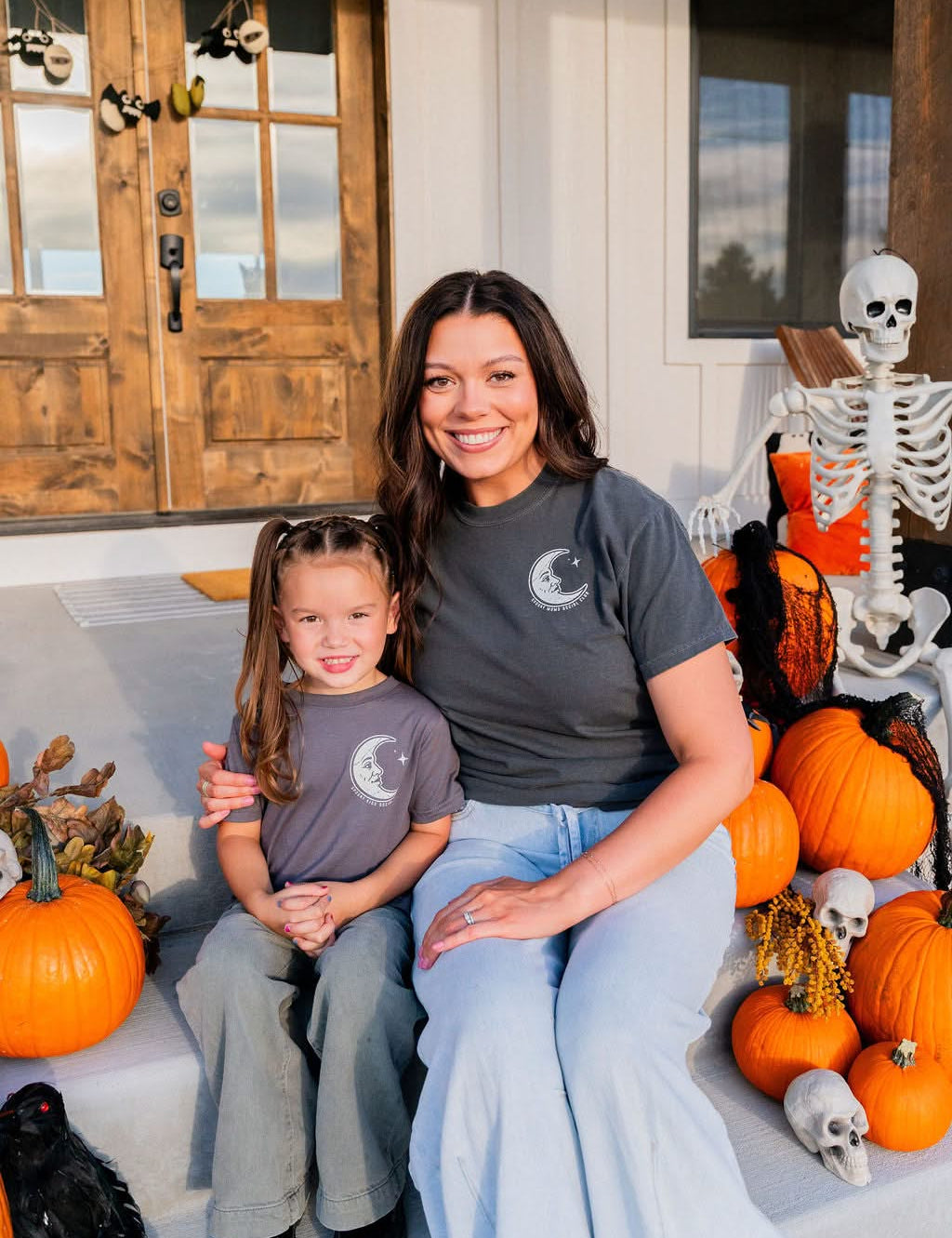 Spooky Moms Social Club Halloween Comfort Colors Tee | Mom Halloween Shirt Little Mama Shirt Shop LLC