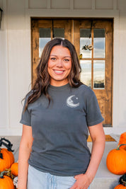 Spooky Moms Social Club Halloween Comfort Colors Tee | Mom Halloween Shirt Little Mama Shirt Shop LLC