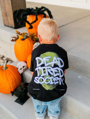 Dead Tired Society Halloween Child Tee | Kids Halloween T-Shirt Little Mama Shirt Shop LLC
