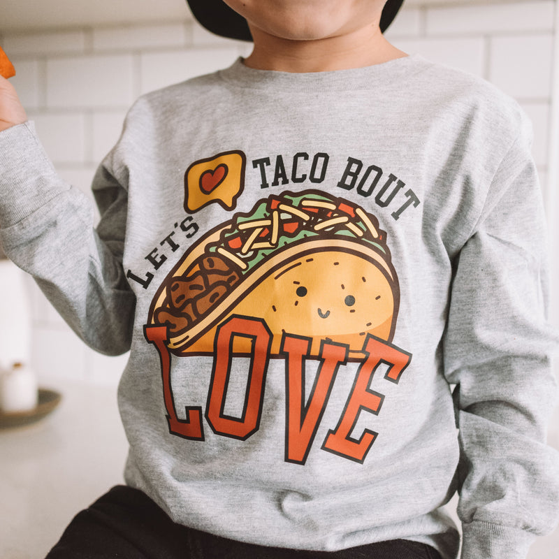 Let's Taco Bout Love - Child LONG SLEEVE Tee