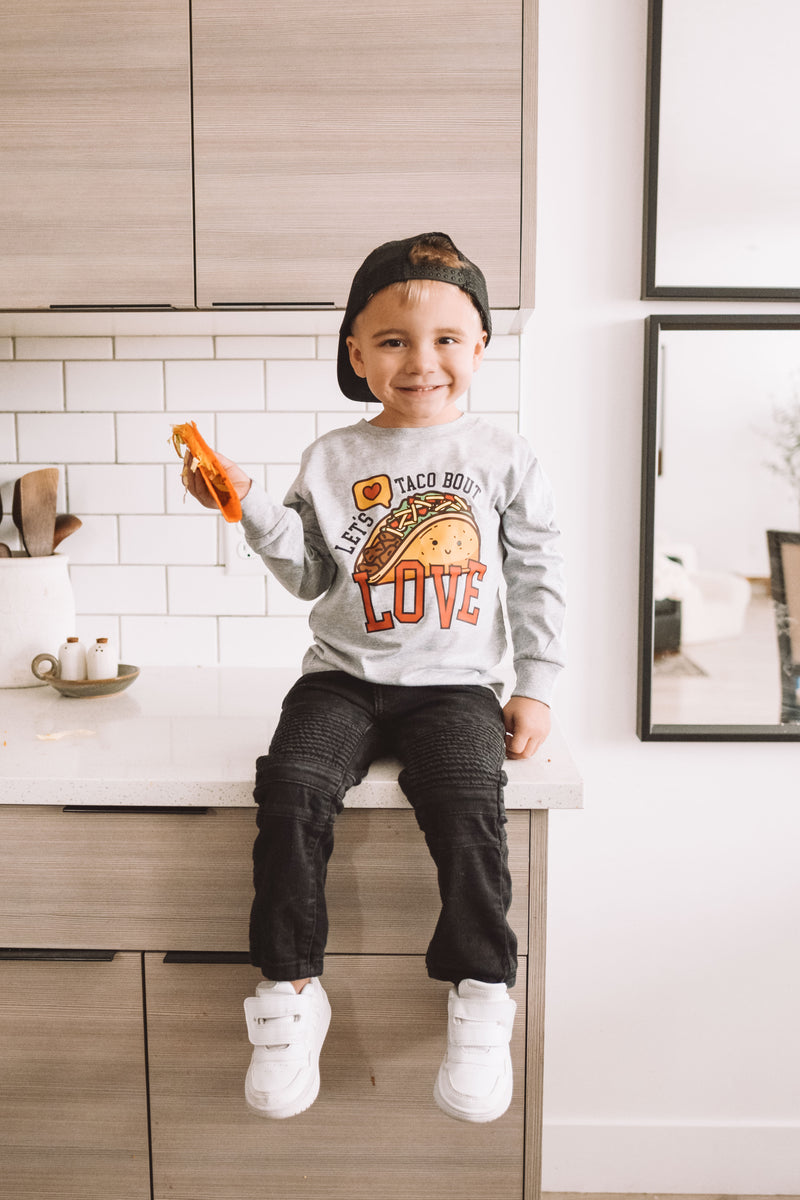 Let's Taco Bout Love - Child LONG SLEEVE Tee