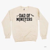 Dad of Monsters - Basic Fleece Crewneck Little Mama Shirt Shop LLC