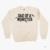 Dad of a Monster - Basic Fleece Crewneck Little Mama Shirt Shop LLC