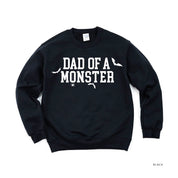 Dad of a Monster - Basic Fleece Crewneck Little Mama Shirt Shop LLC