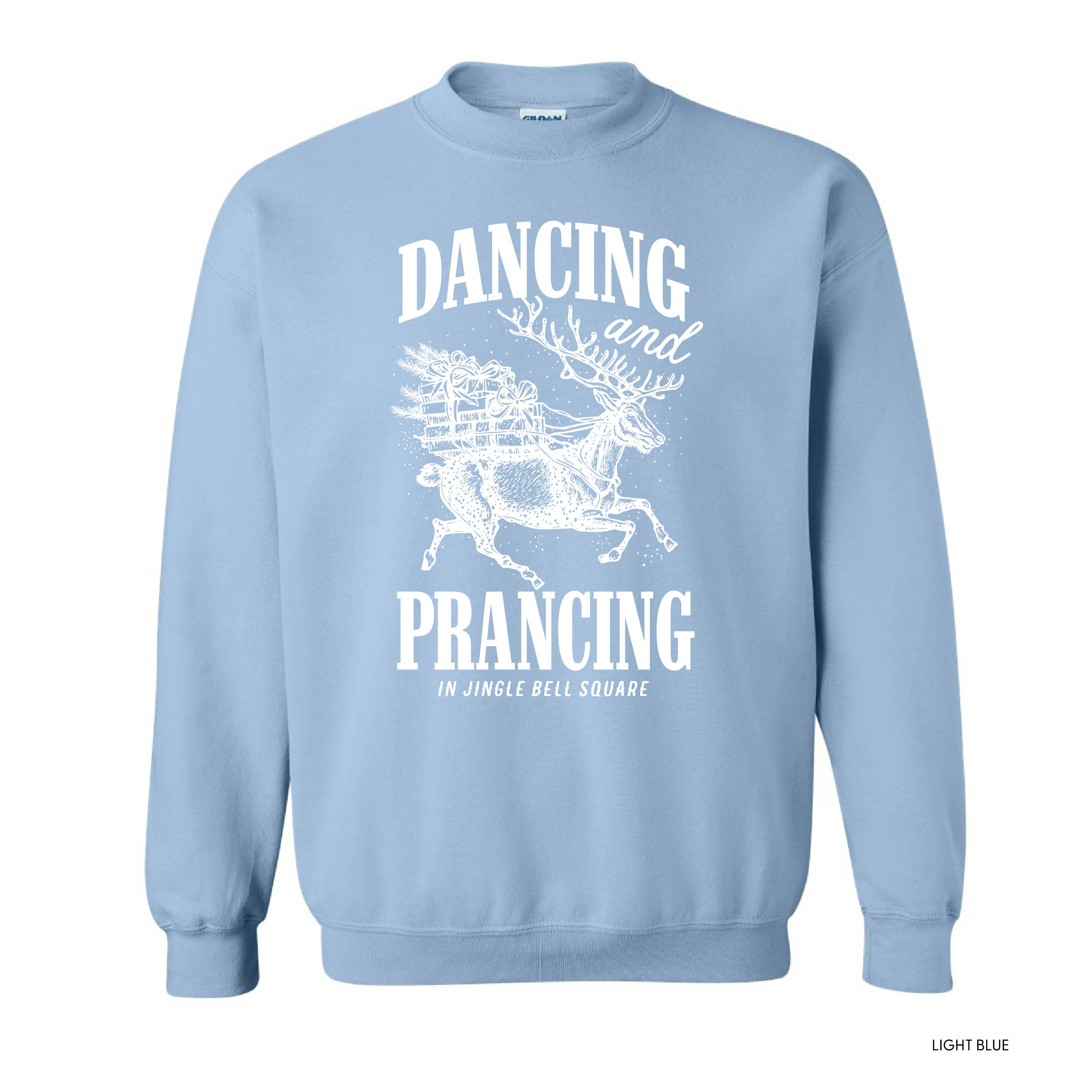 Dancing and Prancing in Jingle Bell Square - BASIC Fleece Little Mama Shirt Shop LLC