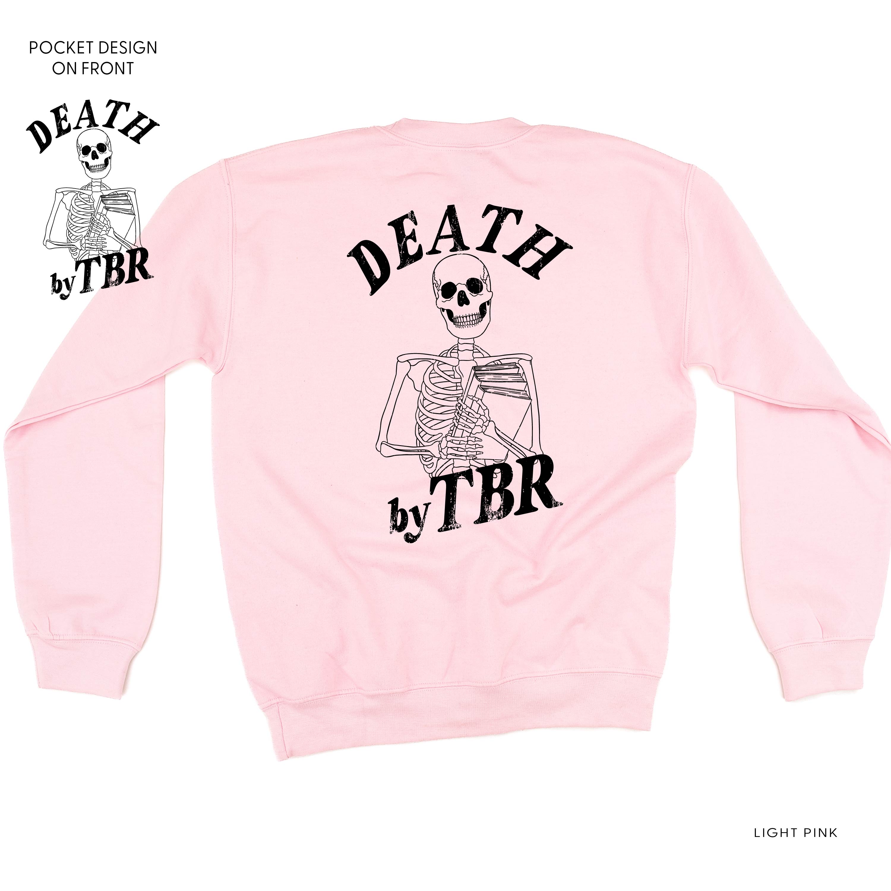  FULL SIZE on Back - Basic Fleece Crewneck Little Mama Shirt Shop LLC