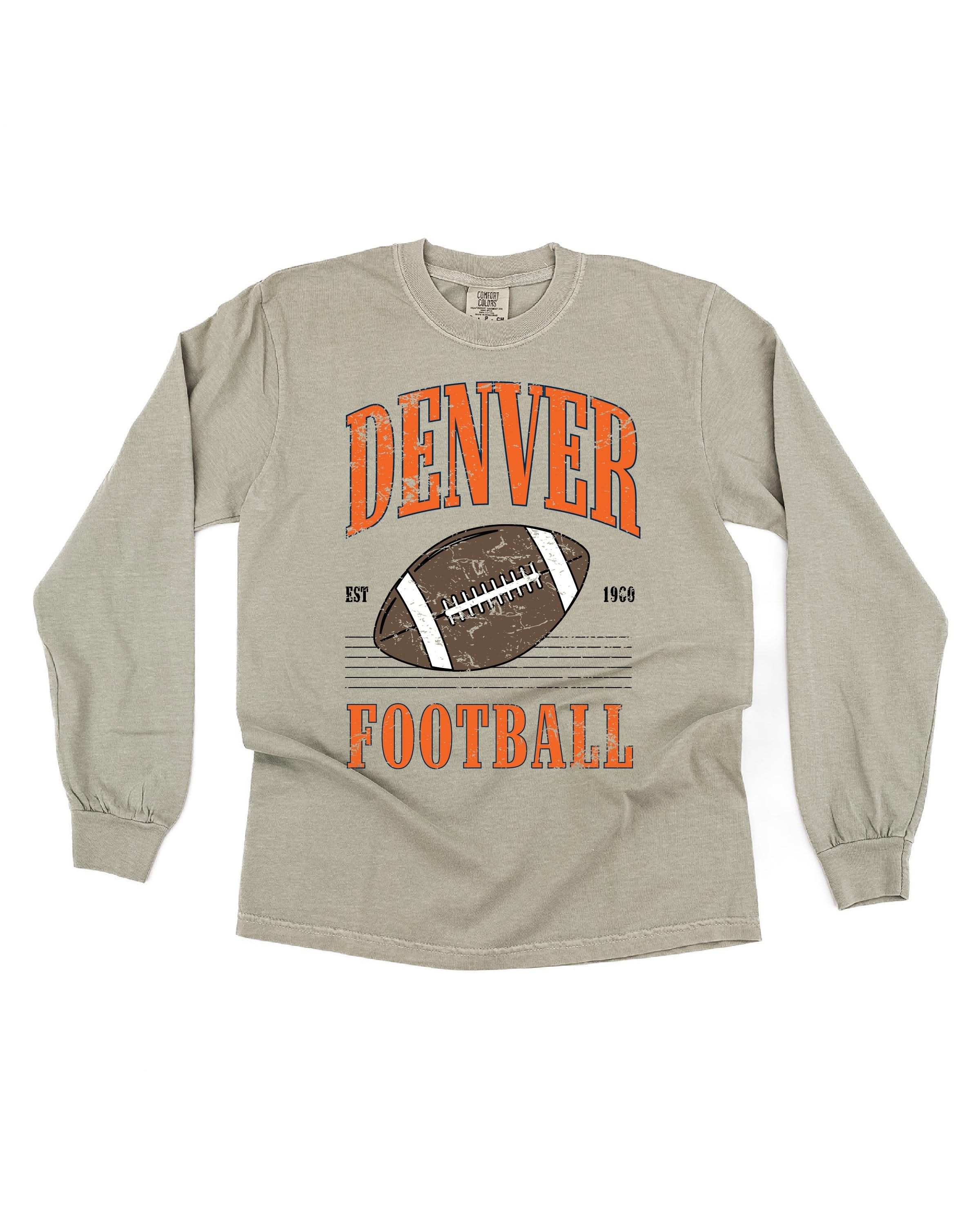 Touchdown Tees - LONG SLEEVE Comfort Colors Tee Little Mama Shirt Shop