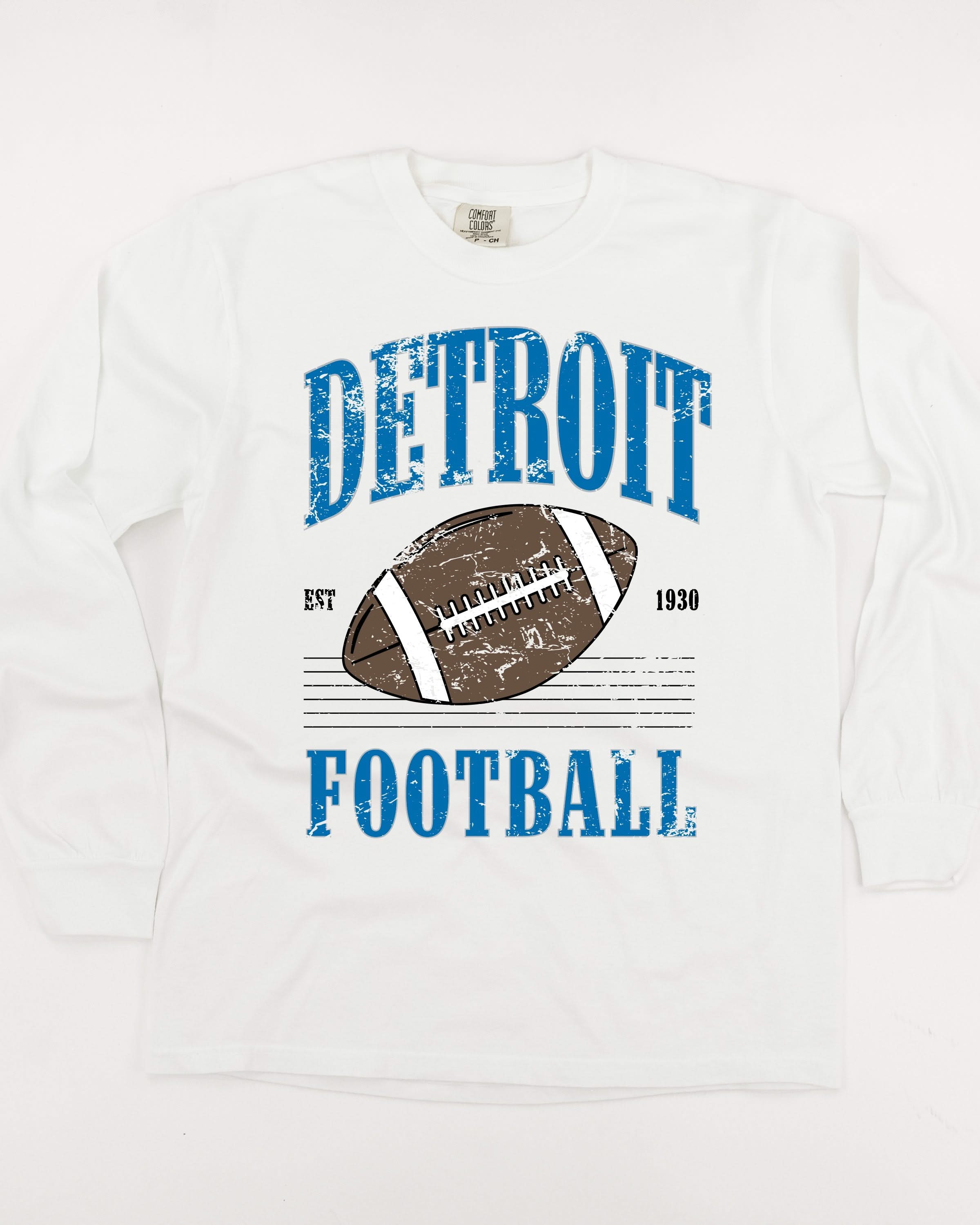 Touchdown Tees - LONG SLEEVE Comfort Colors Tee Little Mama Shirt Shop