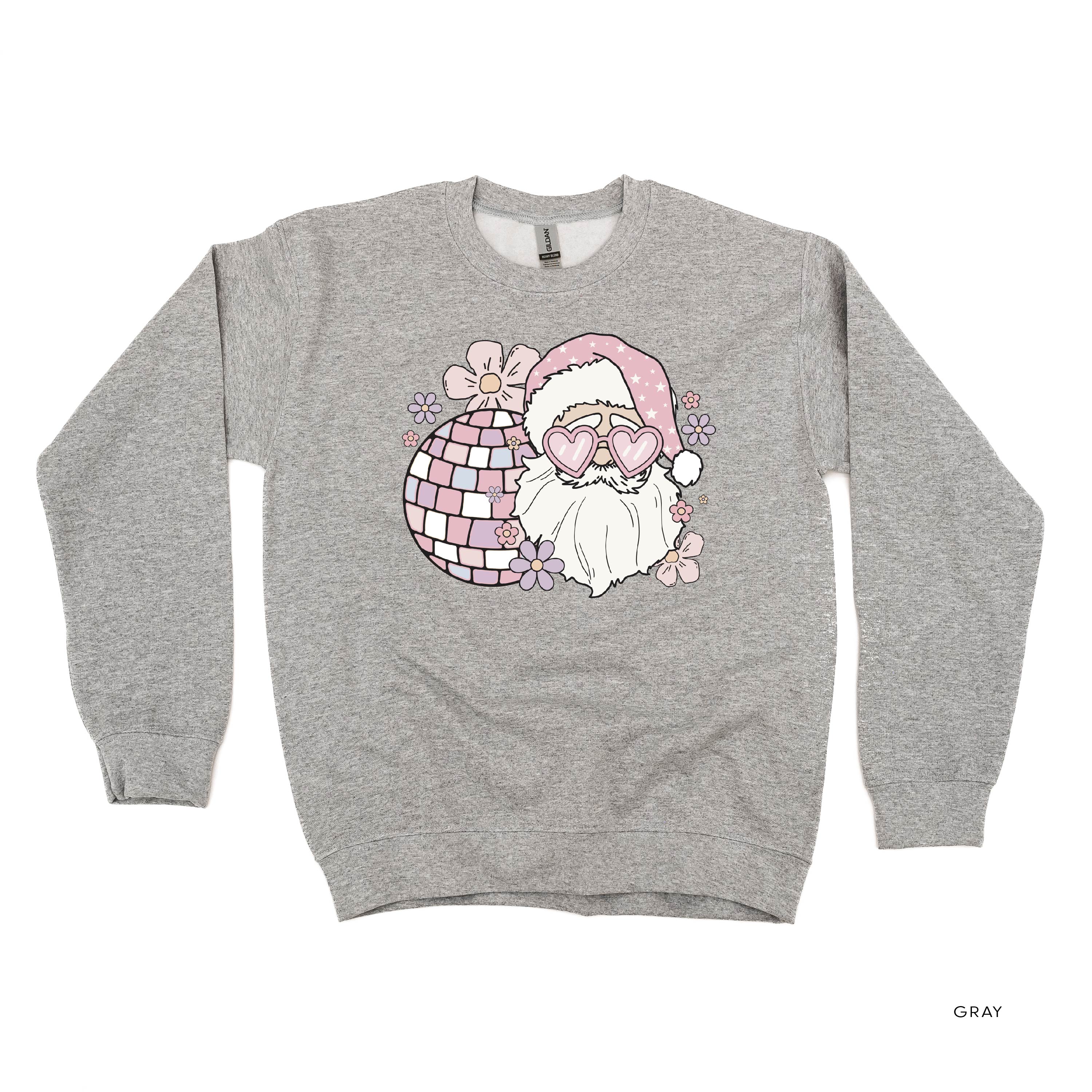Disco Santa - BASIC Fleece Little Mama Shirt Shop LLC