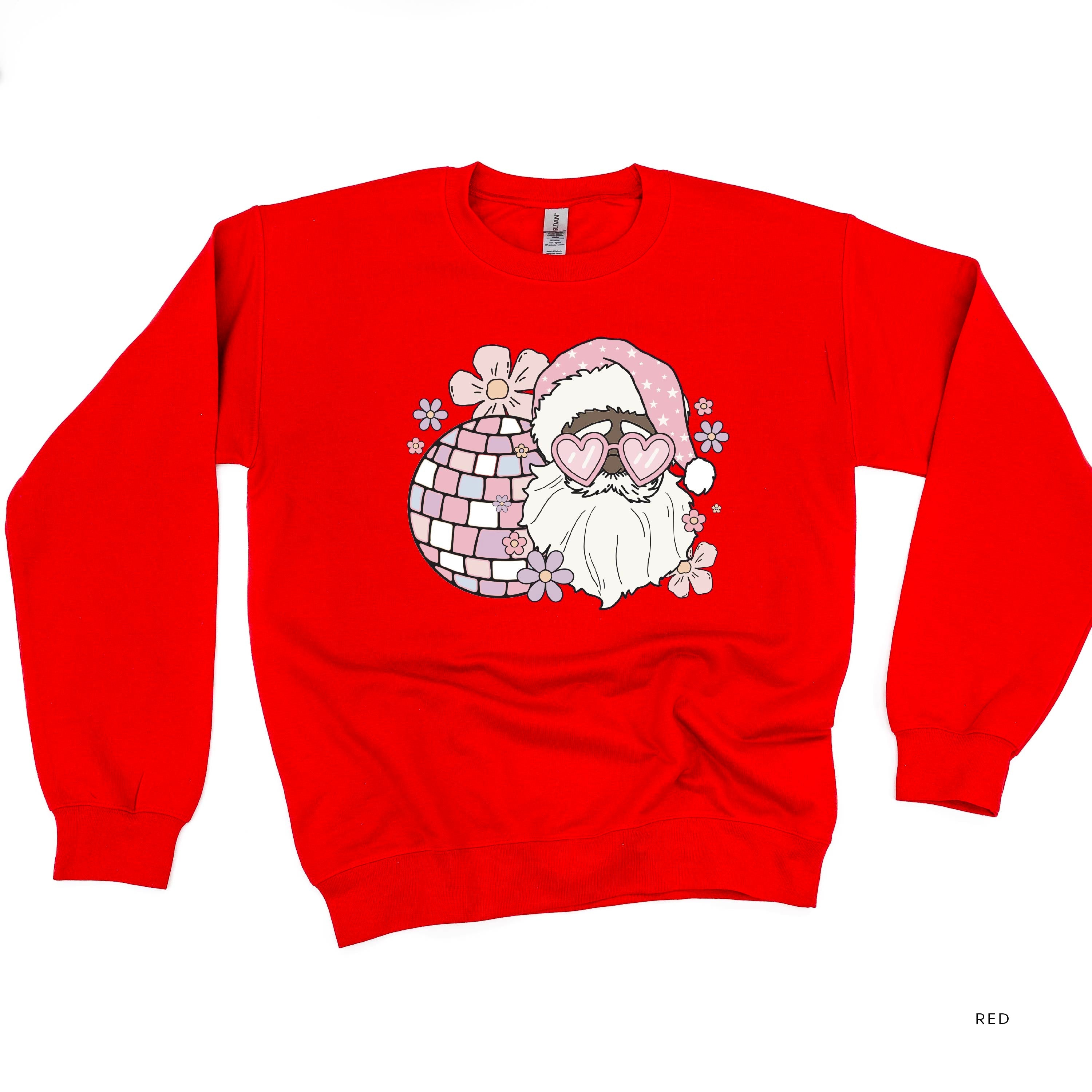 Disco Santa - BASIC Fleece Little Mama Shirt Shop LLC