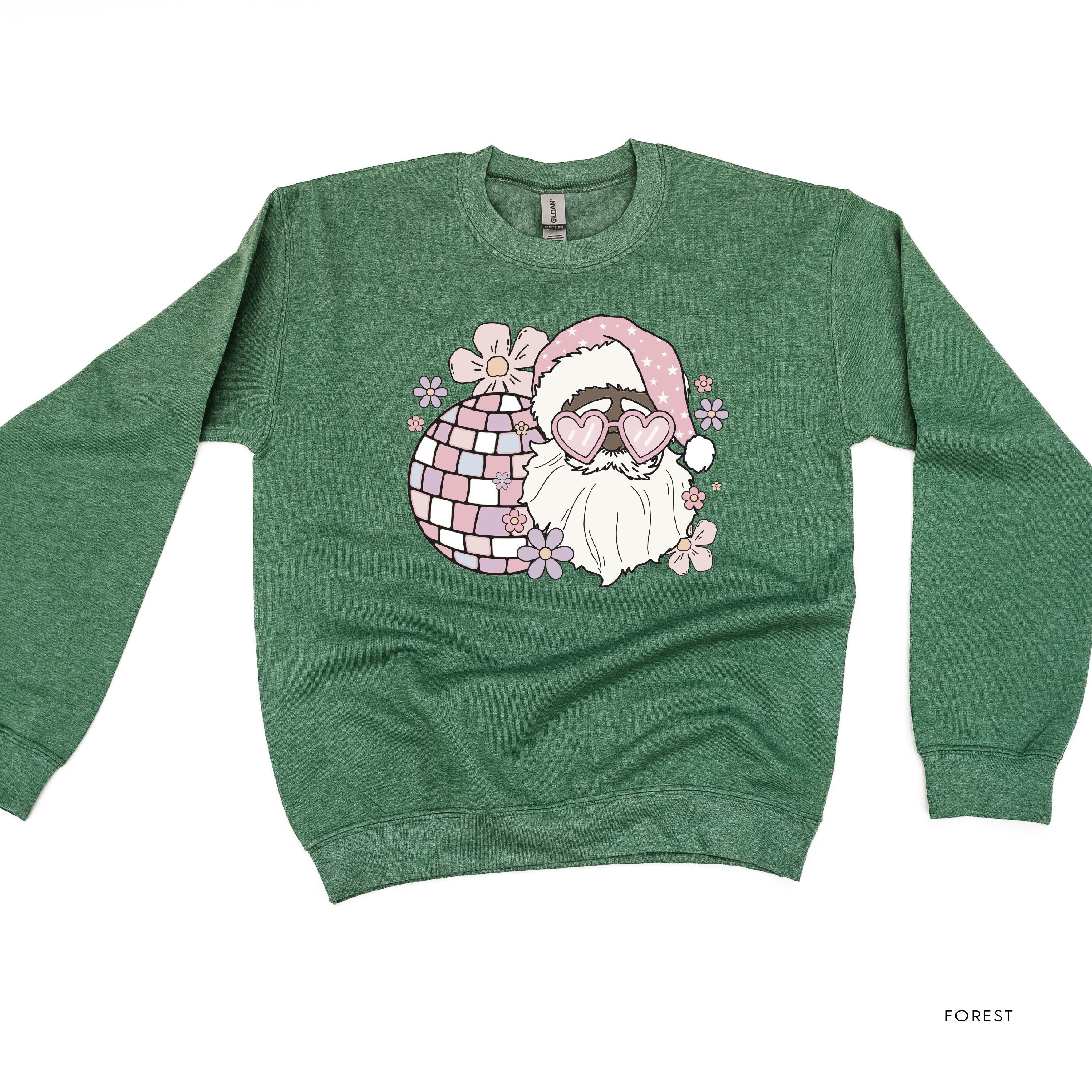 Disco Santa - BASIC Fleece Little Mama Shirt Shop LLC
