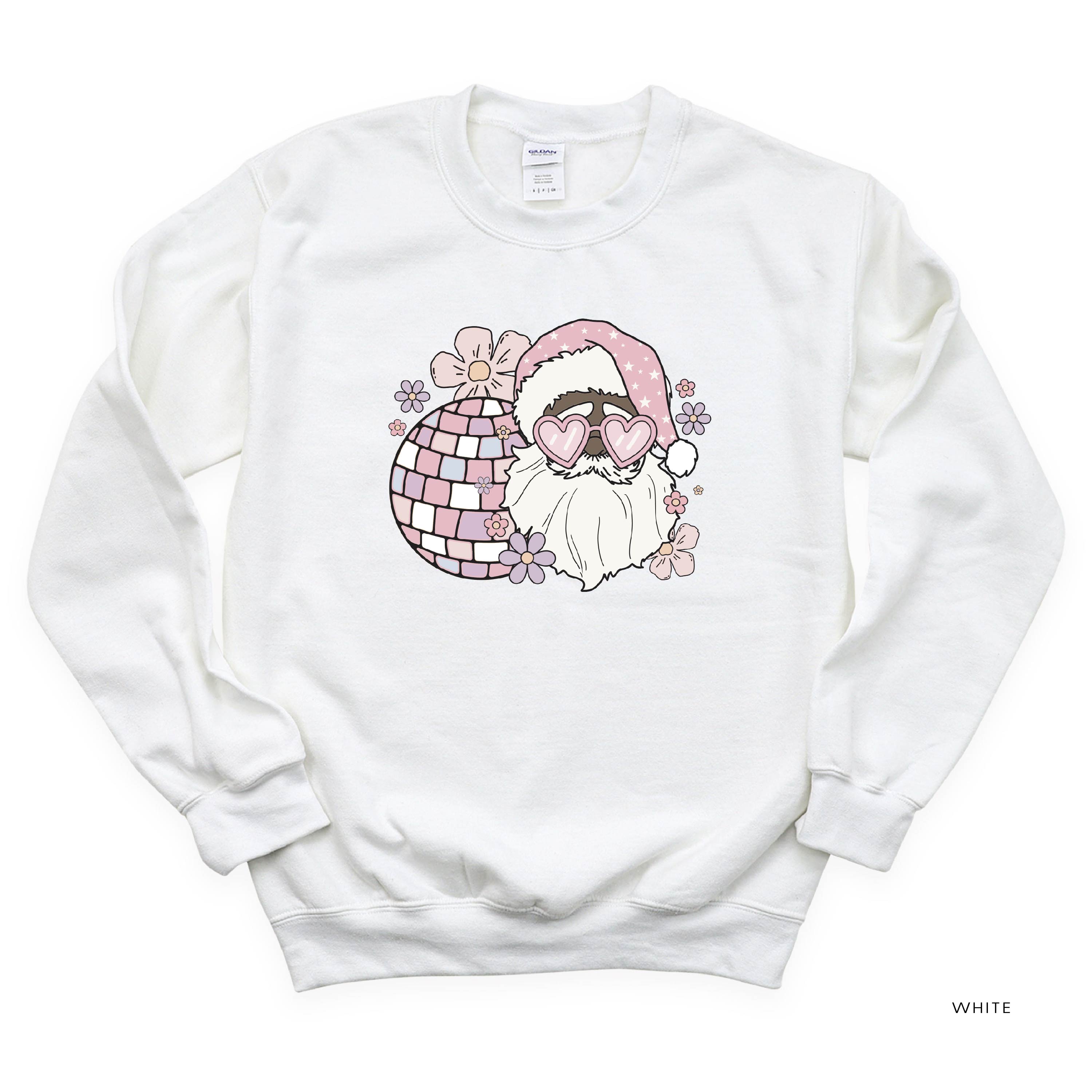 Disco Santa - BASIC Fleece Little Mama Shirt Shop LLC