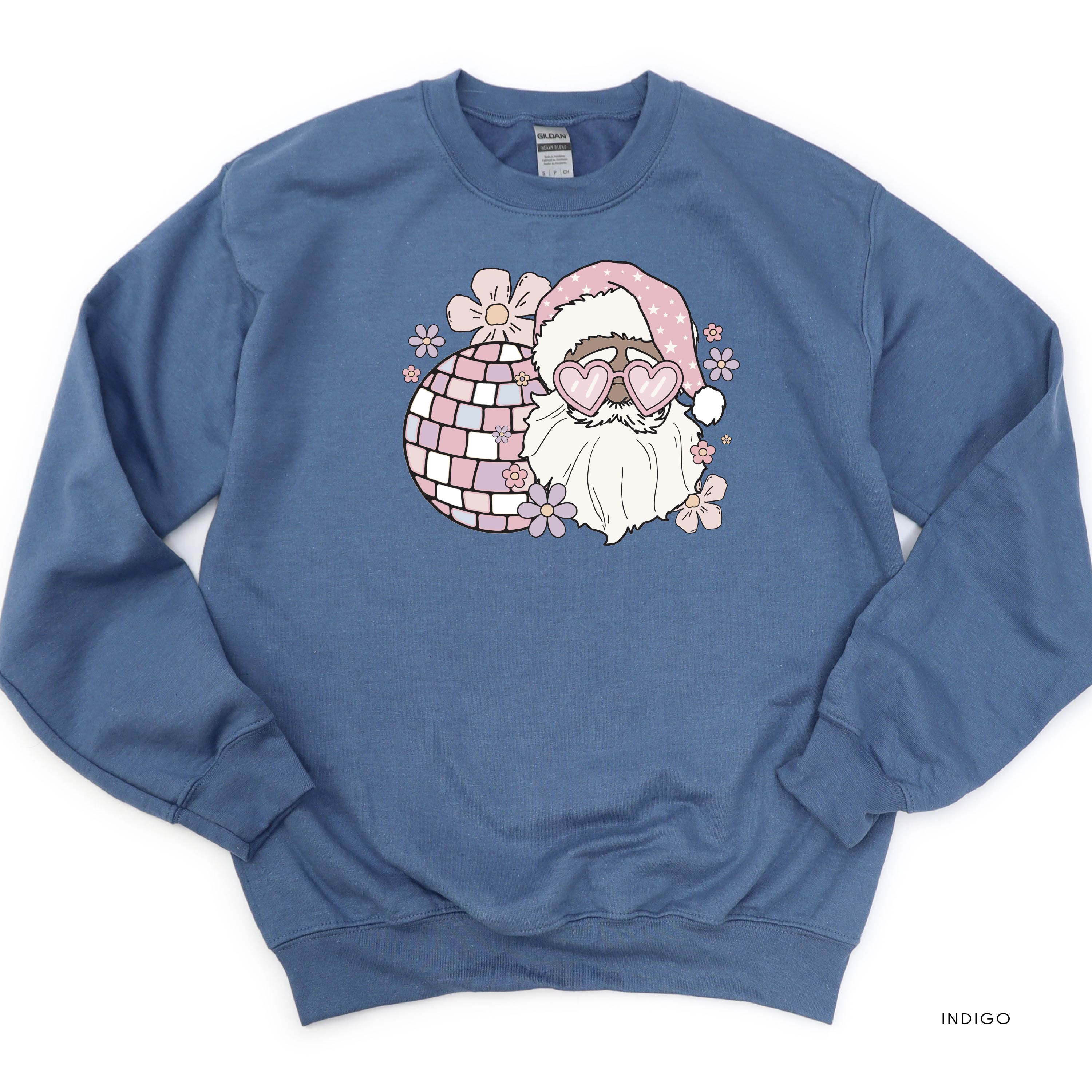 Disco Santa - BASIC Fleece Little Mama Shirt Shop LLC