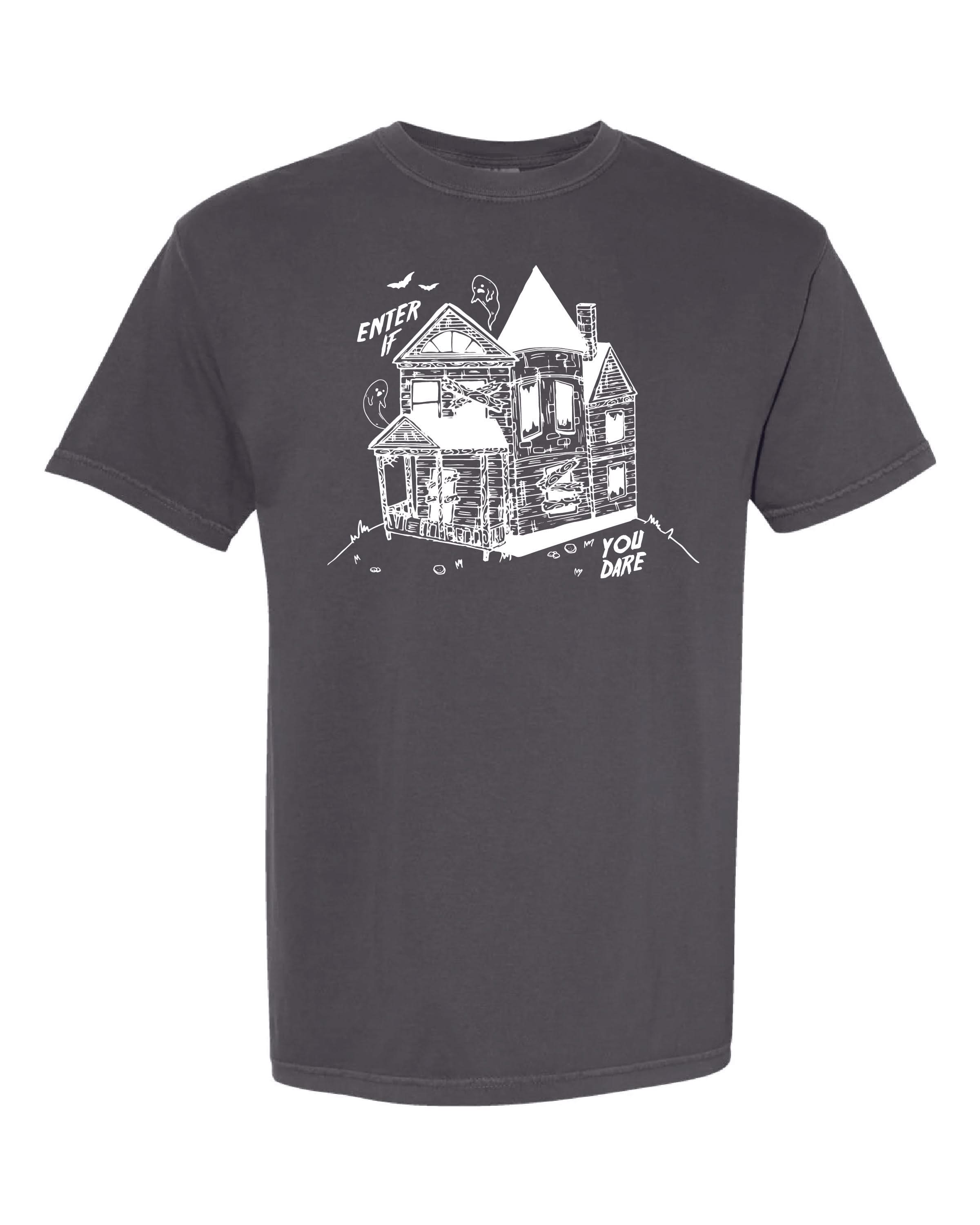 Enter If You Dare - Comfort Colors Tee Little Mama Shirt Shop