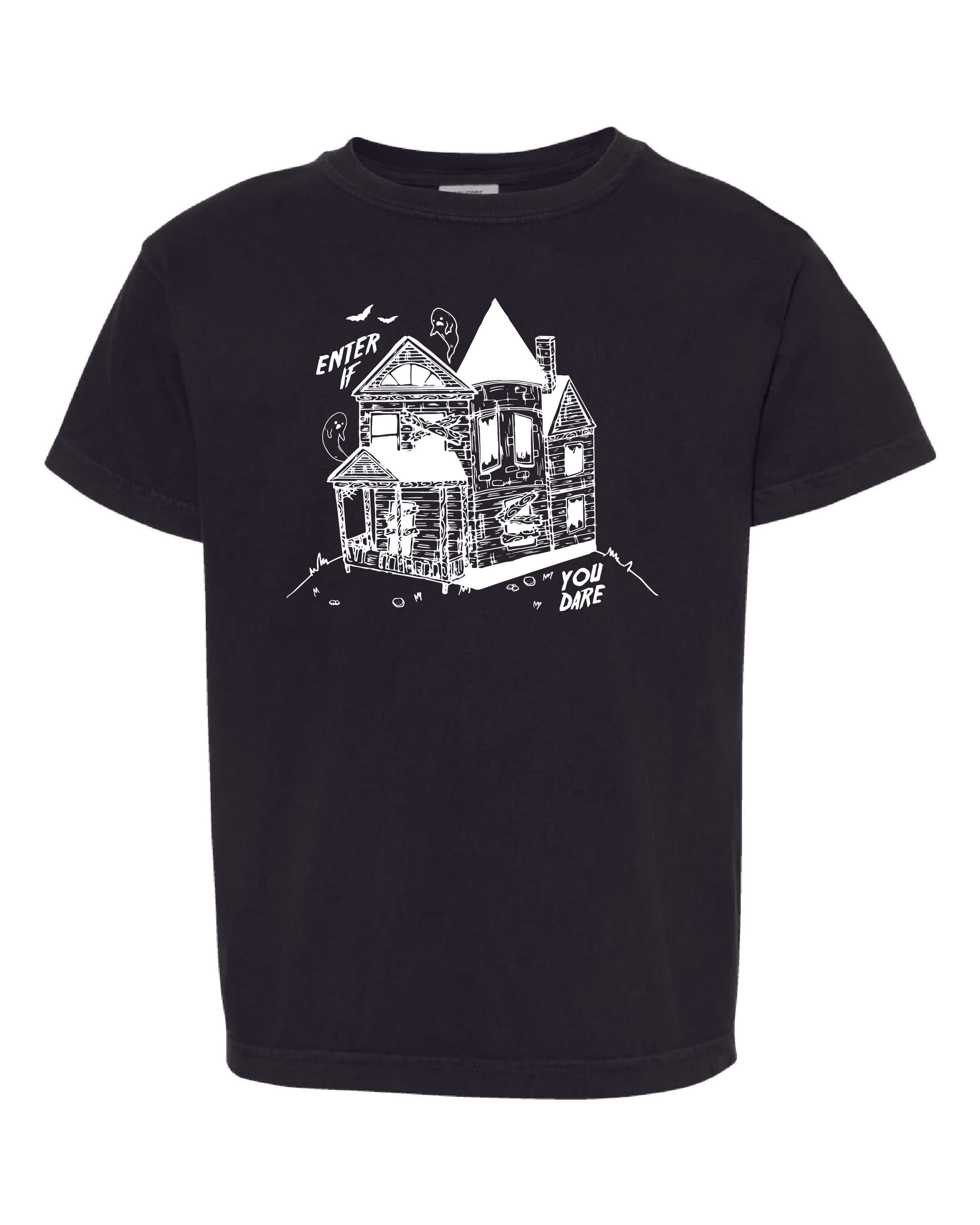 Enter If You Dare - Youth Comfort Colors Tee Little Mama Shirt Shop