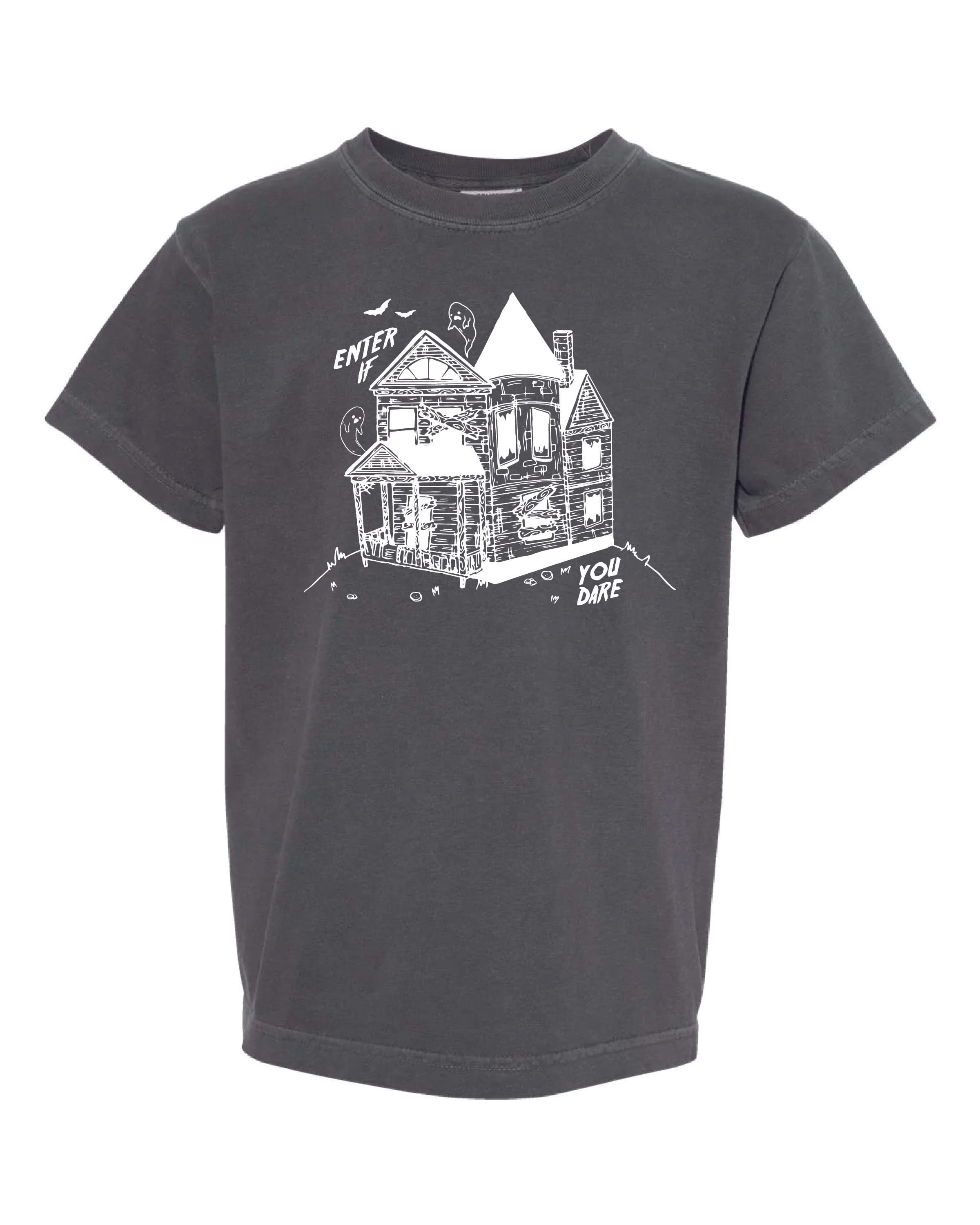 Enter If You Dare - Youth Comfort Colors Tee Little Mama Shirt Shop