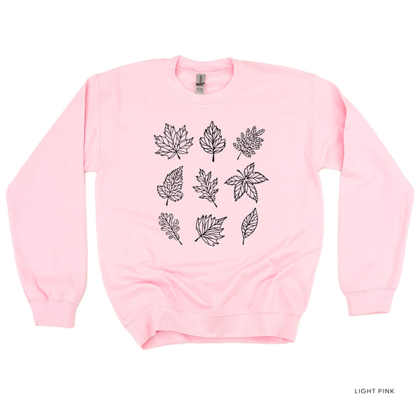 Fall Leaves - Basic Fleece Crewneck