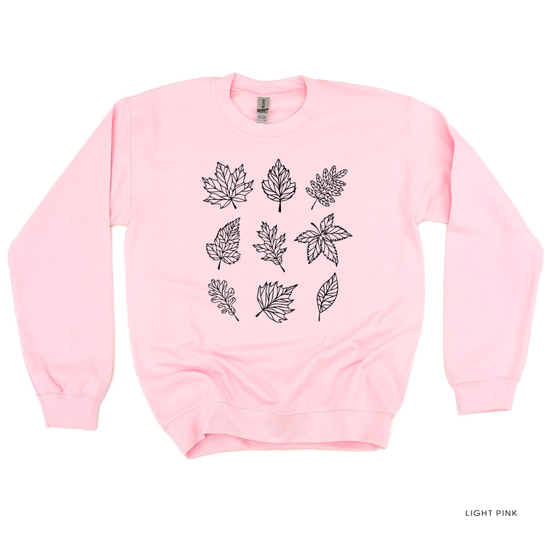 Fall Leaves - Basic Fleece Crewneck