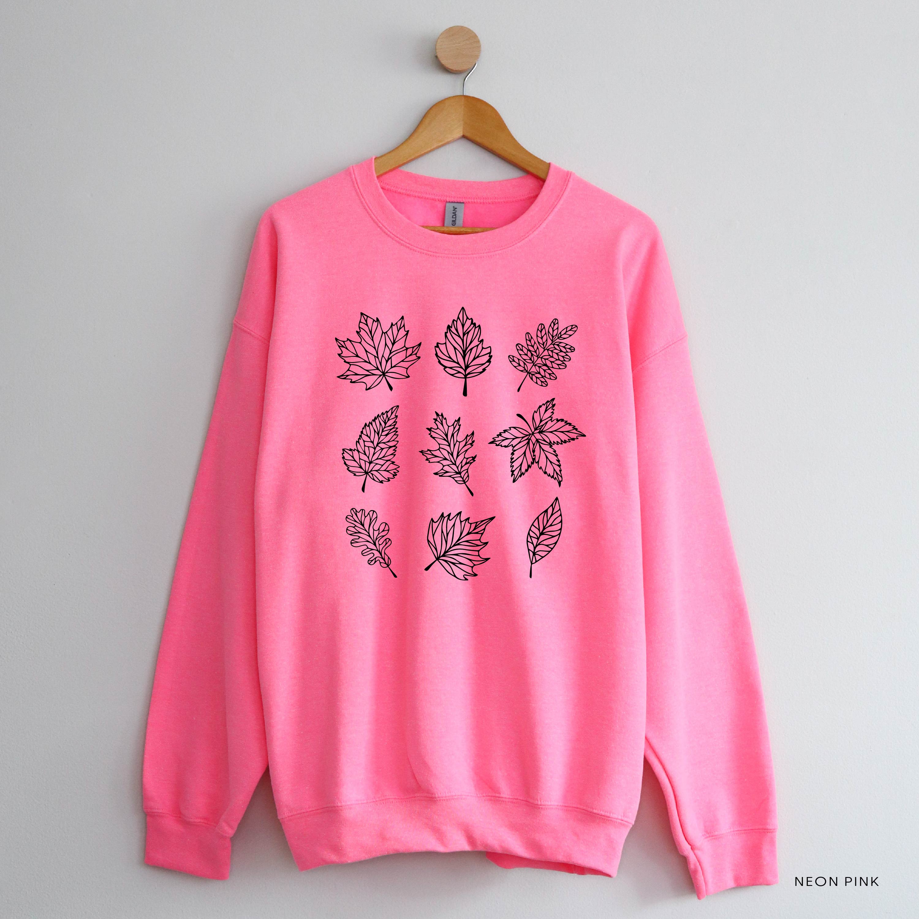 Fall Leaves - BASIC Fleece Little Mama Shirt Shop LLC