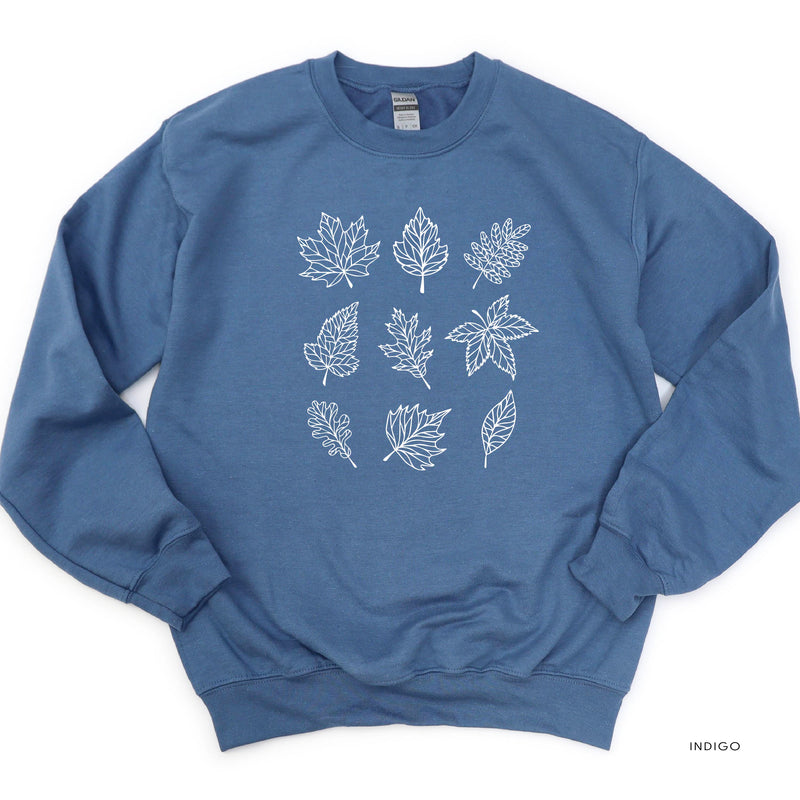 Fall Leaves - Basic Fleece Crewneck