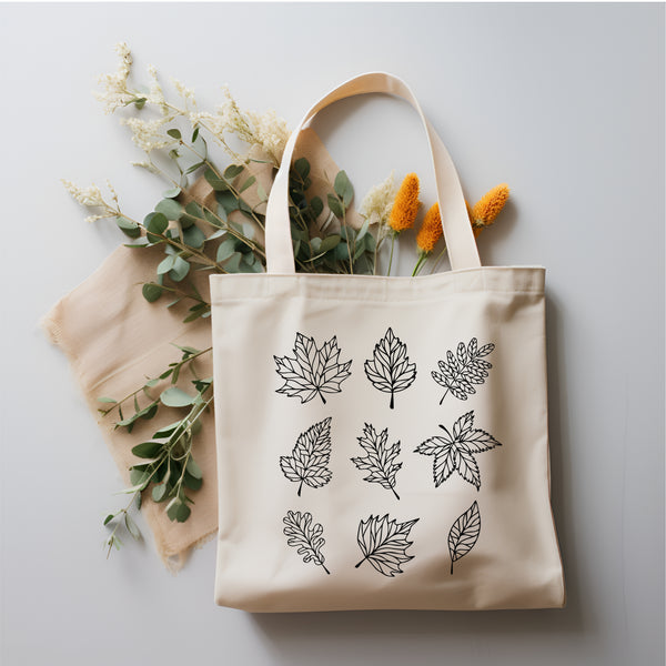 Trick or Treat Tote - Fall Leaves